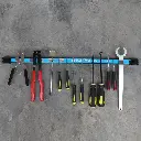 Suport magnetic de scule care economisește spațiu și organizator puternic din metal, suport de depozitare pentru cheie pentru cuțite